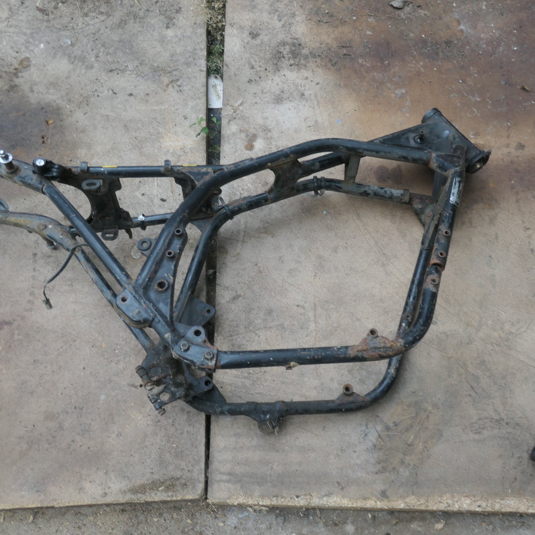 Honda CB750 4 ,Frame and Swing Arm, with Centre Stand with V5 Registration Documents