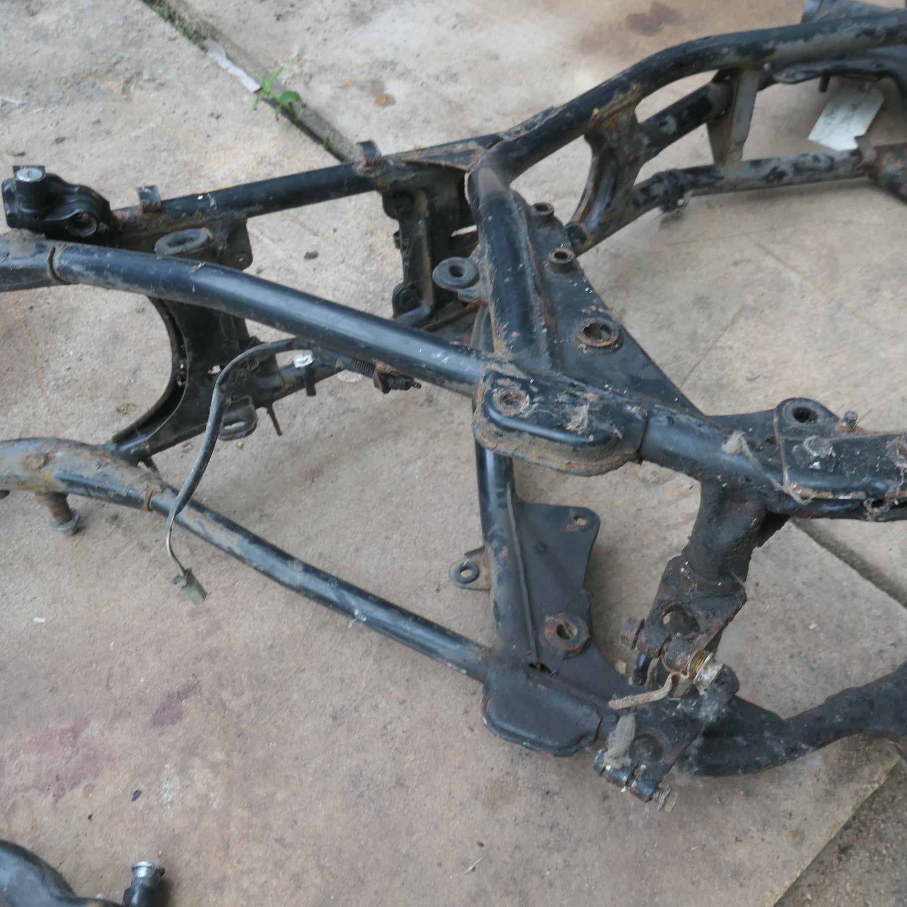 Honda CB750 4 ,Frame and Swing Arm, with Centre Stand with V5 Registration Documents
