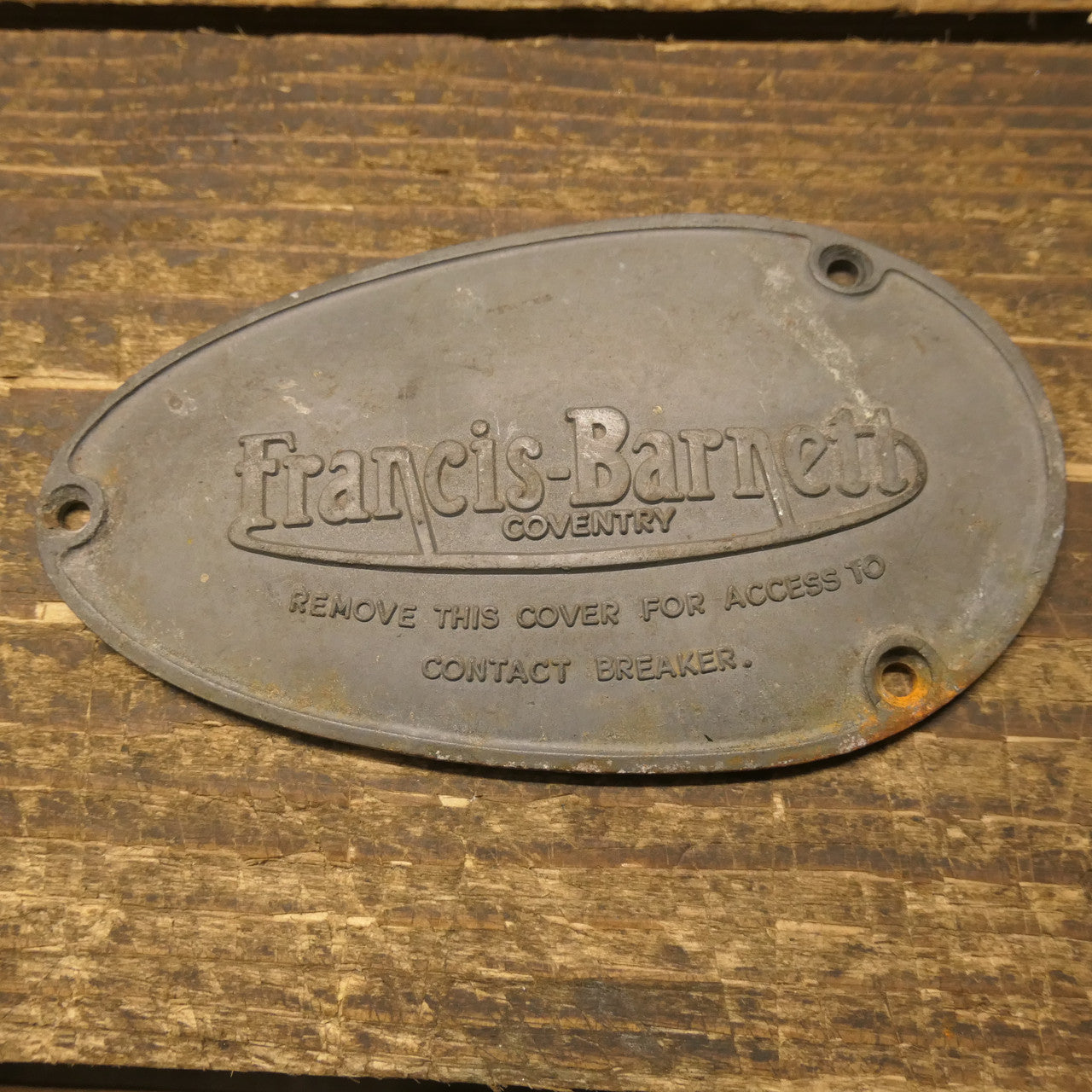 Francis Barnett Right Side Points ,Contact Breaker Cover, Villiers Engine