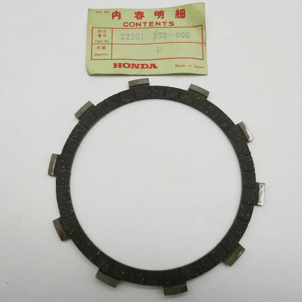 Honda CB CL CD CA 175 ,Clutch Friction Plate, Genuine NOS Part Number 22201-235-000