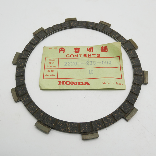 Honda CB CL CD CA 175 ,Clutch Friction Plate, Genuine NOS Part Number 22201-235-000