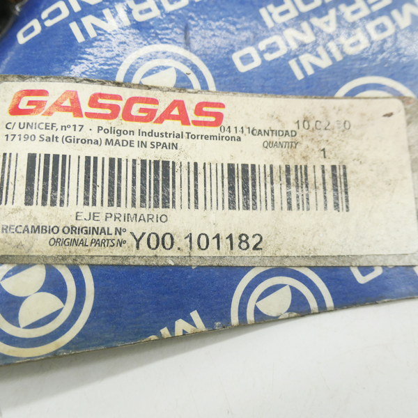 Gas Gas TXT Rookie 2005 ,Primary Shaft, Genuine NOS Y00.101182