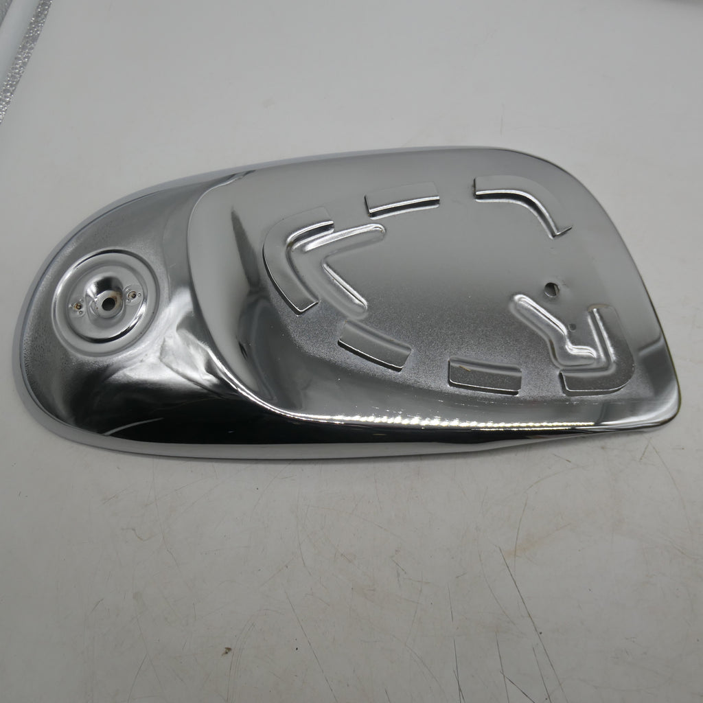Honda C110,Left Side Chrome Tank Panel, Genuine NOS Part Number 17650-011-000