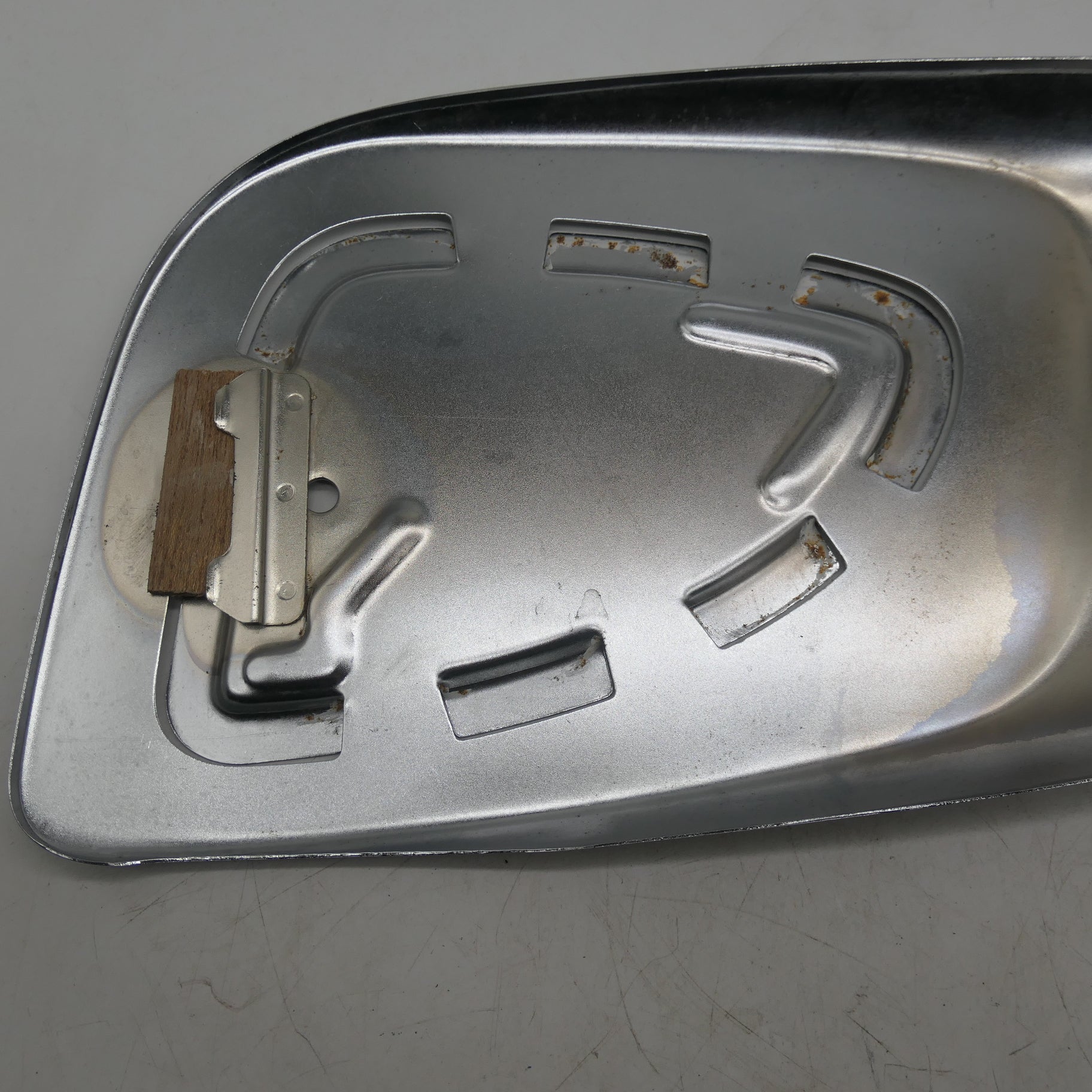 Honda C110,Left Side Chrome Tank Panel, Genuine NOS Part Number 17650-011-000