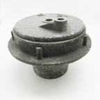 Vintage Magnesium Rear Hub Blank with Brake Plate, NOS