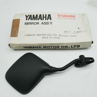 Yamaha RD350LC Left Side Mirror Assy, NOS, 1AE-26280-00