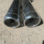 Honda CX500 Used Silencer Pair made by Brituro, Used Part in Good Condition