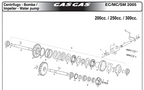 Gas Gas EC Water ,Pump Impeller Set, ME250416005CT