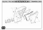 Gas Gas Pampera Gas Gas EC50 ,Rookie Air Box, NOS BE050528015