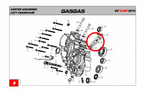 Gas Gas EC Cami AJP PR5 ,Clutch Housing Lever, Genuine NOS 22313ME300000