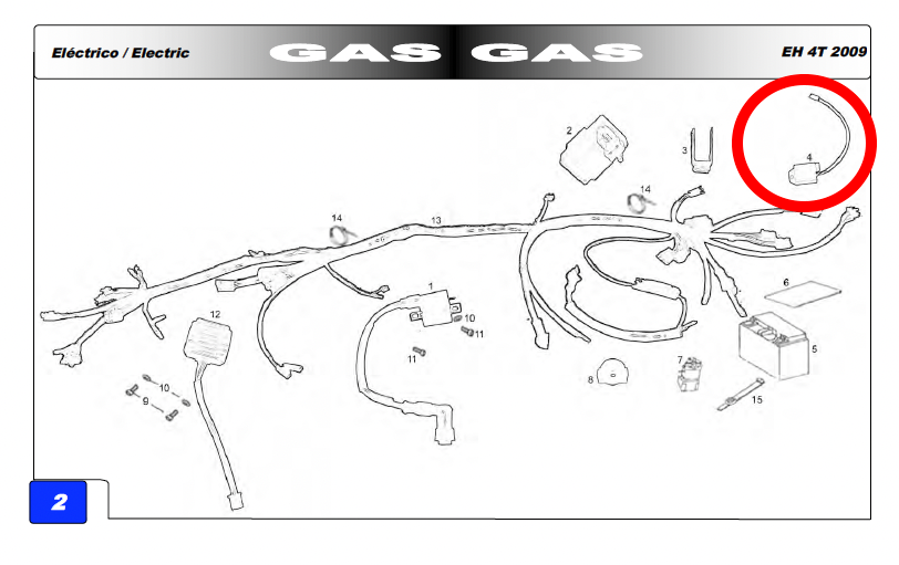 Gas Gas Pampera 125 2009 ,Ignition Limiter, NOS EP722101208