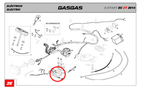 Gas Gas EC E Start 2014 Electric Start ,CDi Support, Genuine NOS EE51115GG-CBR-1