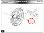Gas Gas MC65 ,Front Brake Disc, Genuine NOS BIC060522011