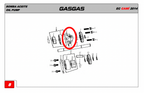 Gas Gas Cami AJP PR5 ,Oil Pump Cover, Genuine NOS 14108ME300100