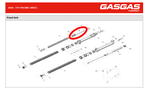 Gas Gas TXT Pro/Raga/GP/Racing LH Side ,Fork Cartridge, NOS BT201803012