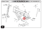 Gas Gas TXT 50 Rookie/EC 50 Rookie ,Engine Support Bush, Genuine BIE500110968