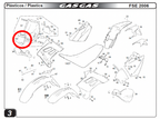 Gas Gas EC FSE Pampera ,Halogen Light Protector, Genuine BE250520071