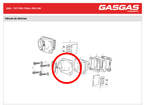 Gas Gas JTR TXT Pampera ,Inlet Manifold, Genuine NOS M01615004