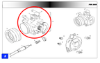 Gas Gas FSR EC EH SM450 ,Fuel Injector Body, Genuine  BFS780004508