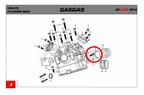 Gas Gas Cami ,Inlet Manifold, Genuine NOS 15800ME30000