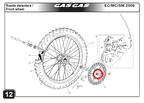 Gas Gas EC,MC, SM, Front Spindle Nut/Cover, Genuine, BE250418026 available at Moto-Classic from 19.95