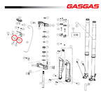 Gas Gas EC 2018-2021 Multifunction ,Clock Lower Support Bush, EE65025GG-CLJ