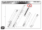 Gas Gas EC FSE Marzocchi ,Fork Top Regulator, Genuine NOS BE250114105