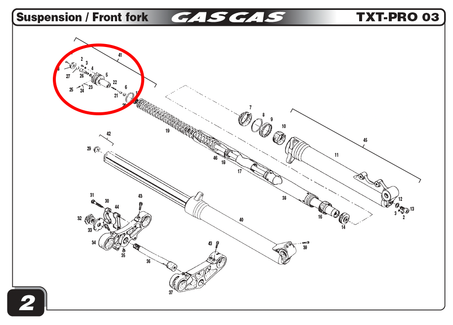 Gas Gas TXT TX Fork Adjustable ,Compression Fork Nut, Genuine NOS S950103