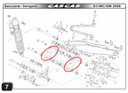 Gas Gas EC TT HP Wild FSE EH ,Suspension Connecting Rod, BC250014008