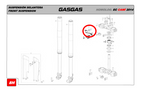 Gas Gas EC Multifunction ,Clock Support Bracket, BE22265GG-CAU-1