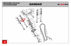 Gas Gas Cami AJP PR5 ,Valve Stem Oil Seal, 1572BBA810000