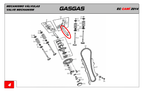 Gas Gas Cami AJP PR5 ,Rocker Shaft Intake, 15402ME300000