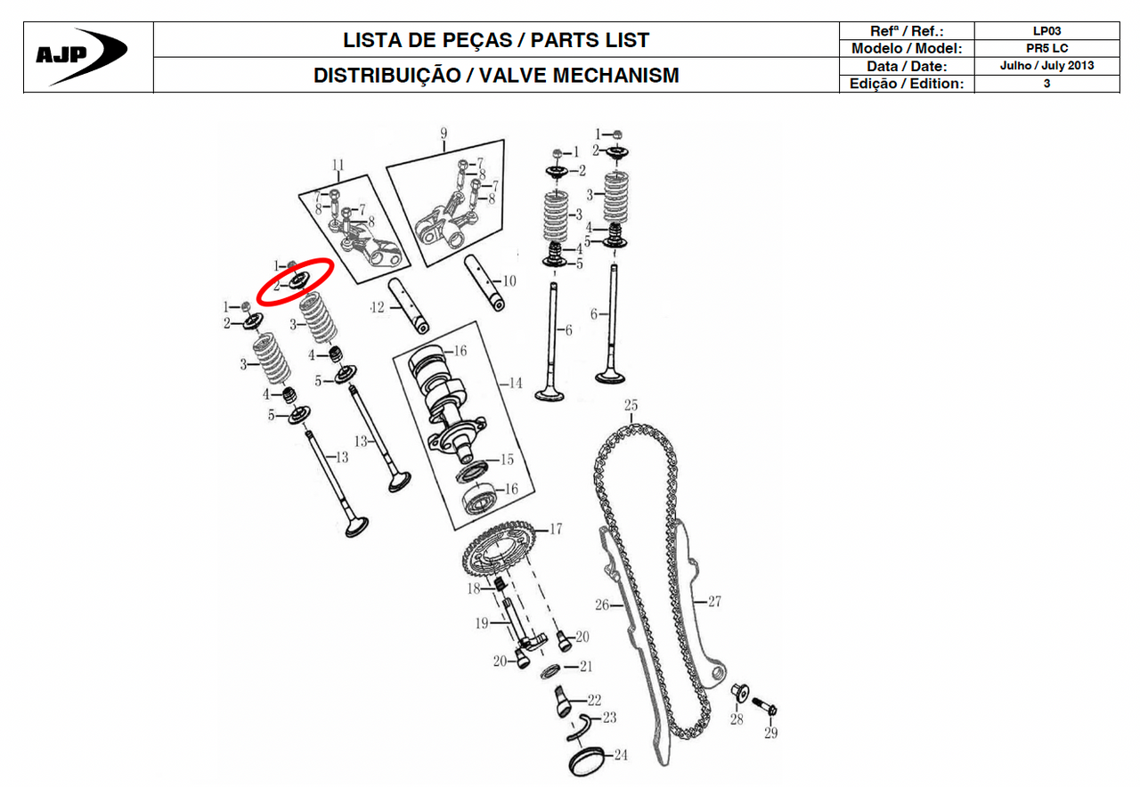 Gas Gas Cami AJP PR5 ,Valve Spring Seat, 15705ME300000