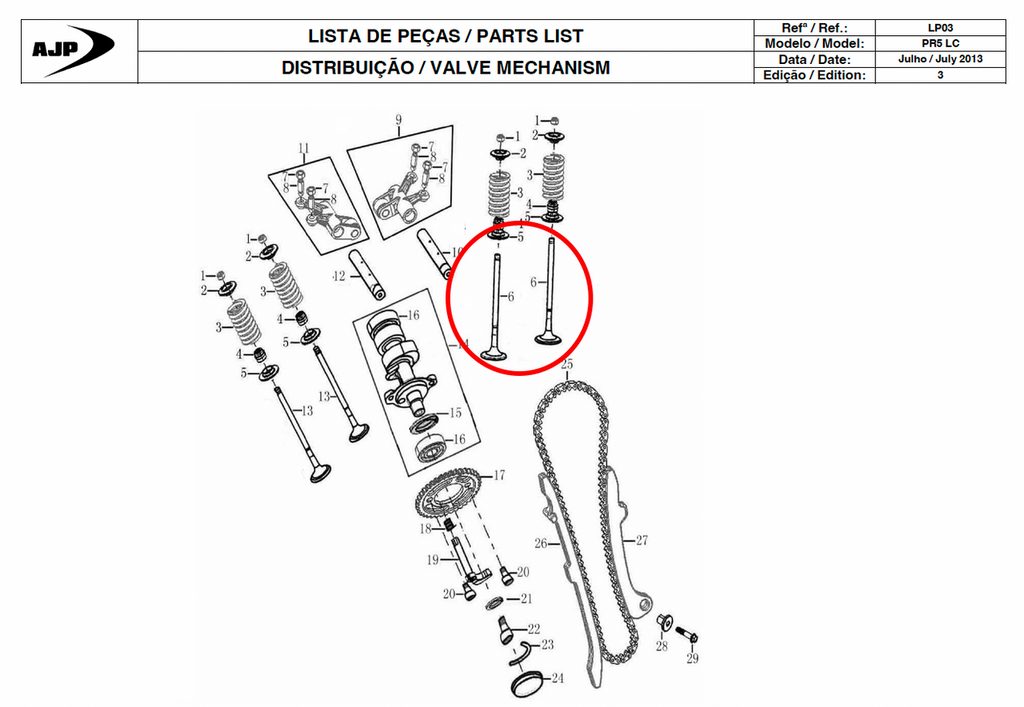 Gas Gas Cami AJP PR5 ,Intake Valve Pair, 15701ME300000