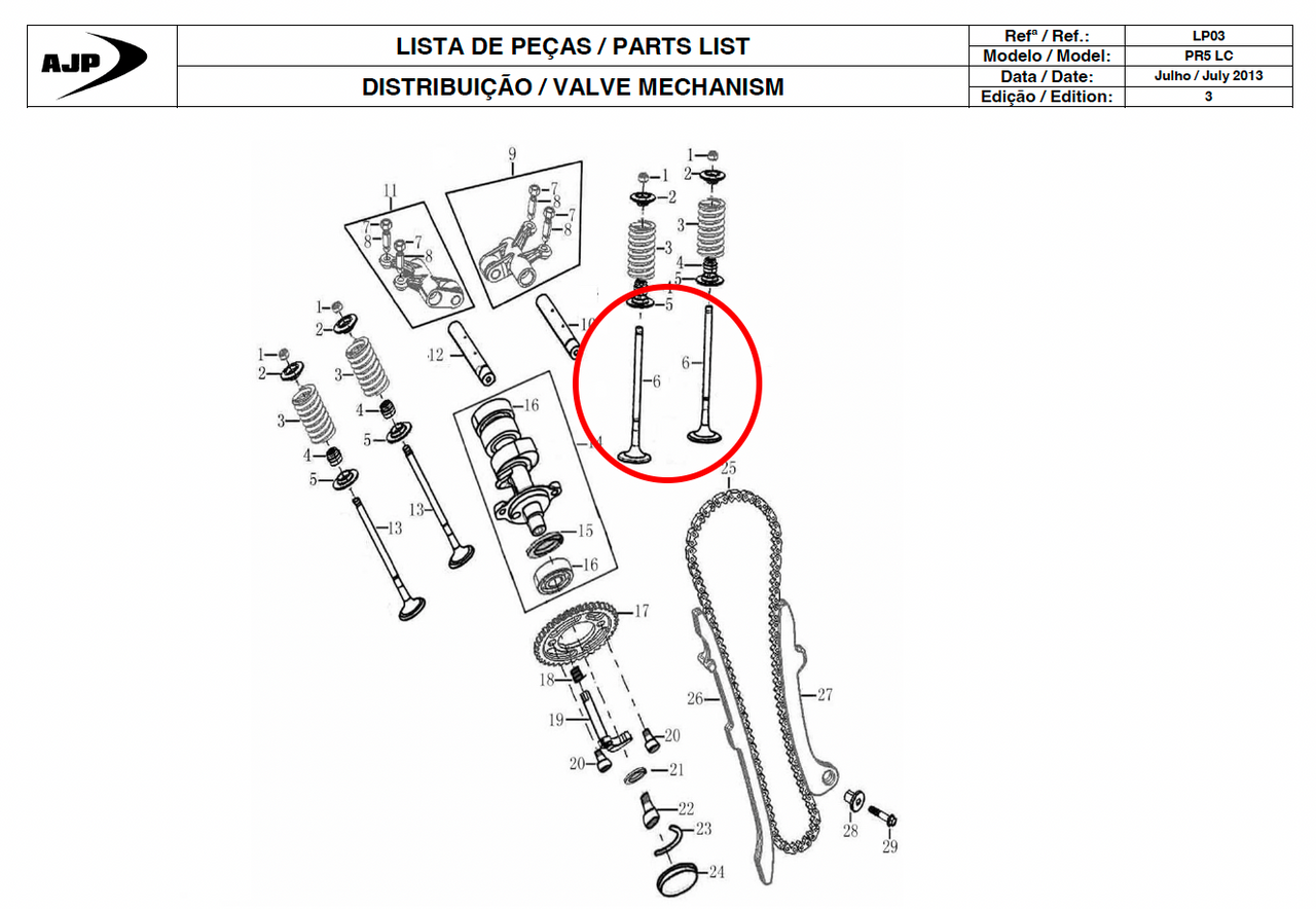 Gas Gas Cami AJP PR5 ,Intake Valve Pair, 15701ME300000