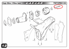 Gas Gas TXT ,Air Filter Cage Screw, Genuine NOS BT28022803