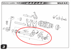 Gas Gas EC 2001-2020 ,Gear Selector Shaft, ME250236038CT
