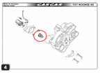 Gas Gas TXT Rookie ,Starting Gear, Genuine NOS Y00.250036
