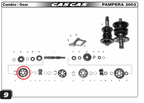 Gas Gas Pampera-TX-TXT ,Second Gear, Genuine NOS MT27836077