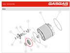 Gas Gas TXE Electric ,Primary Gear, MT42100GG-CHA-1