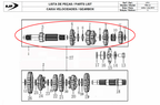Gas Gas Cami AJP PR5 Zongshen NC250 ,Main shaft Assy, 23220ME300000