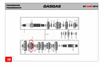 Gas Gas Cami AJP PR5 Zongshen NC250 ,Gear C5, 23242ME300005
