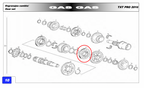 Gas Gas TXT ,Secondary Selector Disc, MT280236079