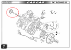 Gas Gas TXT Rookie 50cc ,Starter Idle Gear, NOS Y00.180017