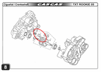 Gas Gas TXT Rookie ,Con Rod Kit, MIE500112100