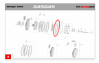 Gas Gas TXT ,Clutch Pressure Plate, Genuine NOS MT280632006