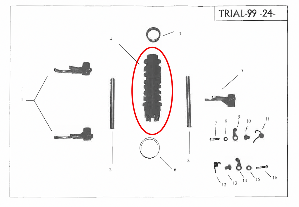 Gas Gas TXT Pampera ,Gear Selector Barrel, M03637001