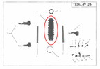 Gas Gas TXT Pampera ,Gear Selector Barrel, M03637001