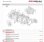 Gas Gas EC125 ,Crankcase Set, 2001-2002  NOS
