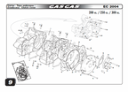 Gas Gas EC200 Genuine ,Crankcase Set, 2003-04 Bearings & Seals Inc